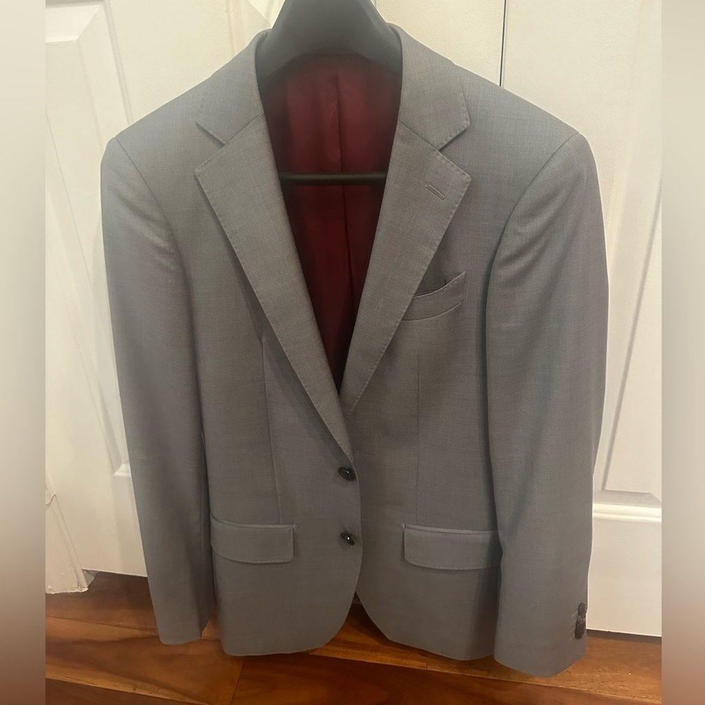 Grey Sharkskin 34R Spier Mackay Suit